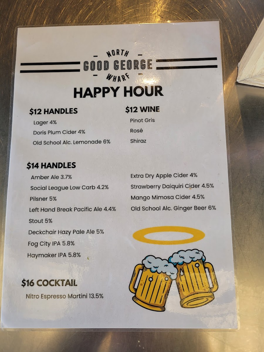 Menu Good George North Wharf-8