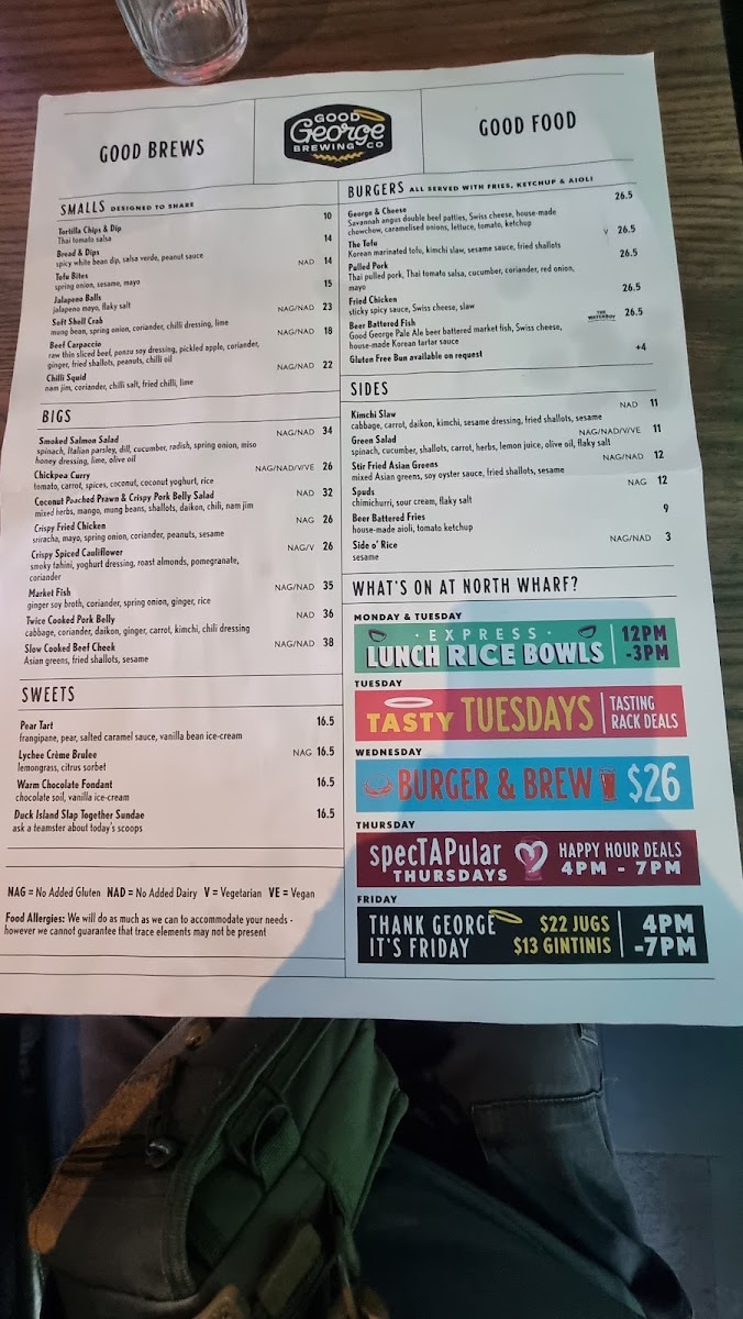 Menu Good George North Wharf-9